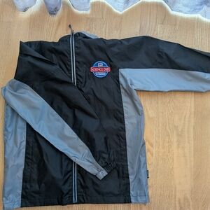 Black and Gray Men's Windbreaker